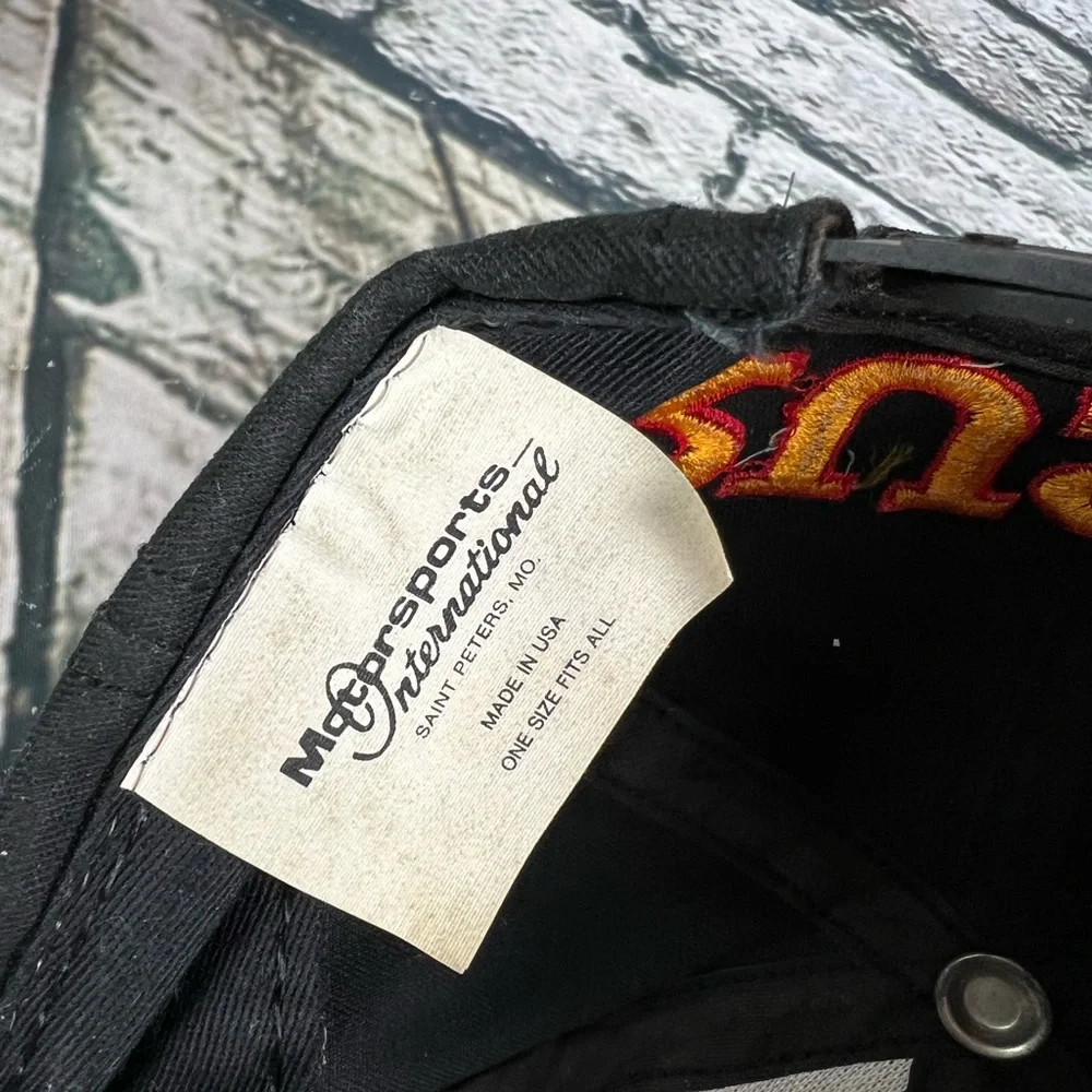 Vtg Miller Genuine Draft Beer Baseball Snapback Hat Cap‎ NASCAR #2 Rusty Wallace